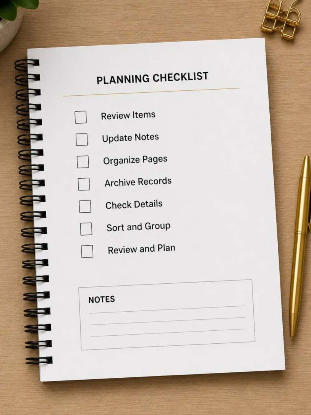 Seller Planning Workbook Journal